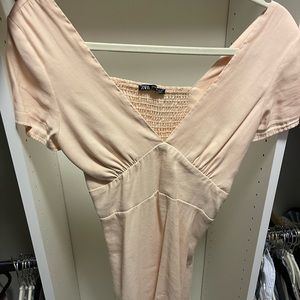 Zara light pink dress